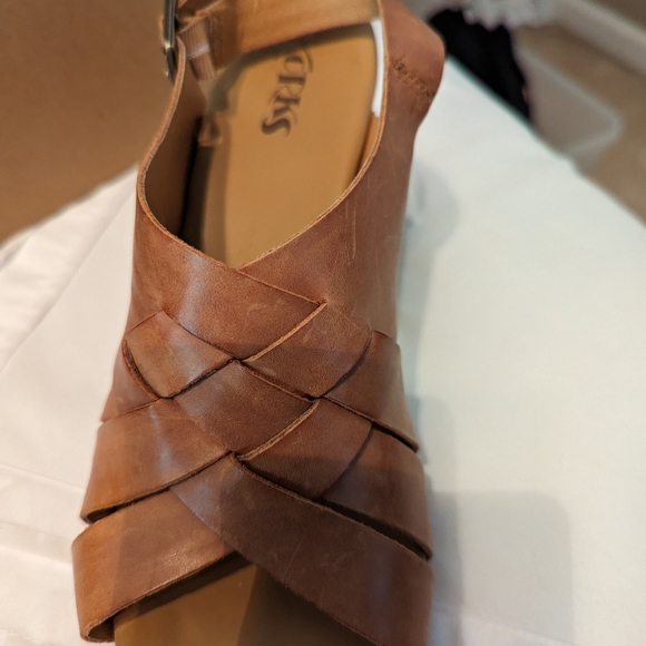 Korks brown leather size 10 - Picture 4 of 5